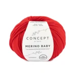 Katia Concept Merino Baby 004 Punainen