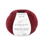 Katia Concept Merino Baby 062 Tumma kastanjanruskea