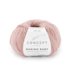Katia Concept Merino Baby 163 Vaaleanpunainen