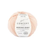 Katia Concept Merino Baby 081 Erittäin kevyt ruusu