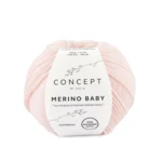 Katia Concept Merino Baby 007 Erittäin kevyt ruusu