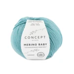 Katia Concept Merino Baby 074 Vaalea turkoosi