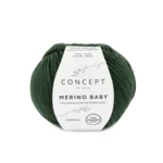 Katia Concept Merino Baby 085 Tummanvihreä