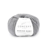 Katia Concept Merino Baby 161 Keskiharmaa