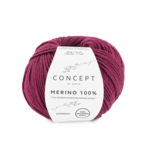 Katia Merino 100% 025 Burgundin punainen