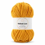 LindeHobby Velvet Lux 46 Sinapinkeltainen