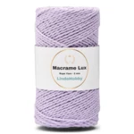 LindeHobby Macrame Lux, Rope Yarn, 2 mm 14 Vaalea violetti