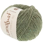 Lana Grossa Landlust Soft Tweed 90 35 Salvianvihreä meleerattu