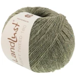 Lana Grossa Landlust Soft Tweed 180 135 Salvianvihreä meleerattu