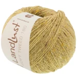 Lana Grossa Landlust Soft Tweed 180 134 Vihertävänbeige meleerattu