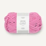 Sandnes Peer Gynt 4615 Vaaleanpunainen luonnonvärinen tweed