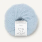 Sandnes Tynn Silk Mohair 6012 Vaaleansininen