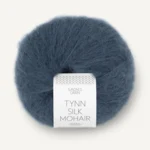 Sandnes Tynn Silk Mohair 6081 Syvä sininen