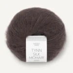 Sandnes Tynn Silk Mohair 3880 Tumma suklaa