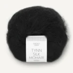 Sandnes Tynn Silk Mohair 1099 Musta