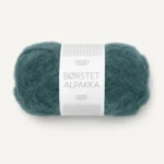 Sandnes Børstet Alpakka 7281 Syvä Petrol