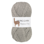 Viking Alpaca Fine 613 Vaaleanharmaa