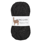 Viking Alpaca Fine 603 Musta/Antrasiitti