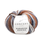 Katia Concept Paradise Merino 505 Ecru-Ruskea-Harmaa-Tummanharmaa