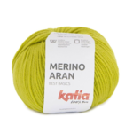 Katia Merino Aran 100 Kellertävä vihreä