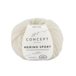 Katia Concept Merino Sport 001 Valkoinen