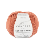 Katia Concept Merino Sport 062 Lohenpunainen