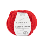 Katia Concept Merino Sport 004 Punainen