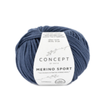 Katia Concept Merino Sport 012 Syväsininen