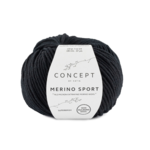 Katia Concept Merino Sport 002 Musta