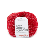 Katia Basic Merino Popcorn 109 Punainen-valkoinen