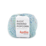 Katia Basic Merino Popcorn 205 Vaalea taivaansininen-monivärinen