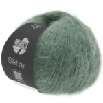 Lana Grossa Silkhair 127 Sammaleenvihreä