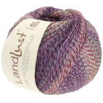 Lana Grossa Landlust Die Sockenwolle 217 Ecru/Roosa/Lila/Kirkas pinkki/Fuksia/Antrasiitti