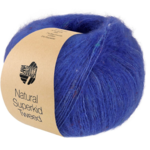 Lana Grossa Natural Superkid Tweed 635 Musteensininen