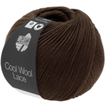 Lana Grossa Cool Wool Lace 57 Mustanruskea