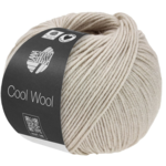 Lana Grossa Cool Wool Mélange 1491 Greige meleerattu