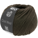 Lana Grossa Cool Wool Mélange 1429 Tummanoliivi meleerattu