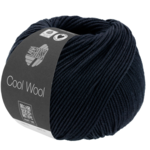 Lana Grossa Cool Wool Mélange 1430 Mustansininen meleerattu