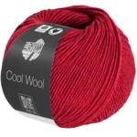 Lana Grossa Cool Wool Mélange 1501 Kirsikanpunainen meleerattu