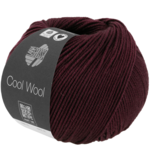 Lana Grossa Cool Wool Mélange 1404 Musta-punainen meleerattu