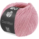 Lana Grossa Cool Wool Mélange 1497 Vaaleanpunainen meleerattu