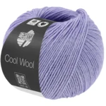 Lana Grossa Cool Wool Mélange 1498 Lila meleerattu