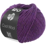 Lana Grossa Cool Wool Mélange 1499 Violetti meleerattu