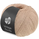 Lana Grossa Vintage Socks 1019 Beige/hiekka meleerattu