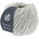 Ecopuno Chunky 124 Vaaleanharmaa meleerattu