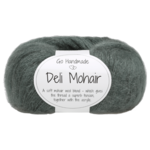 Go Handmade Deli Mohair 87 Hieman vihreä