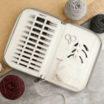 KnitPro Karbonz Normal Vaihdettavat Pyöröpuikot, Regal, 13 cm