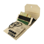 LYKKE Vaihdettavat Pyöröpuikkosetti Grove, Beige, 13 cm