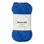 LindeHobby Bloom 8/8 Mercerized Cotton 35 Kuninkaansininen