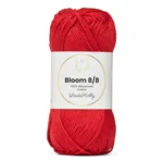 LindeHobby Bloom 8/8 Mercerized Cotton 25 Punainen